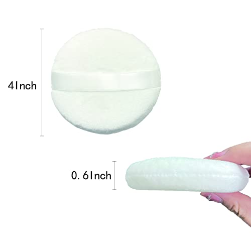 Topwon - Spugna grande per cipria larga da 10 cm