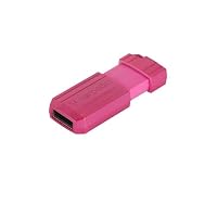 Verbatim Pinstripe USB-Laufwerk 64 GB - USB-Stick - Schiebemechanismus - Hot Pink – Ansicht 3