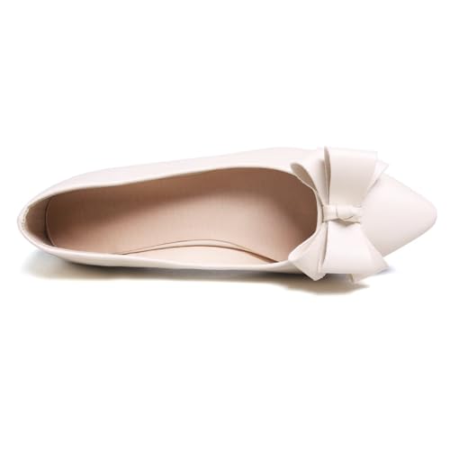 Image of SAILING LU Women's Bow-Knot Pointed Toe Ballet Flats