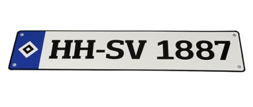 Hamburger SV HSV Deko Kennzeichen mit Saugnäpfen, ca. 57,5 x 12,2 cm Hamburger SV HSV Deko Kennzeichen mit Saugnäpfen, ca. 57,5 x 12,2 cm
