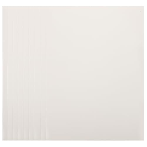 Papel soluble para artistas PRETYZOOM de 25 hojas de papel de arte portátil blanco