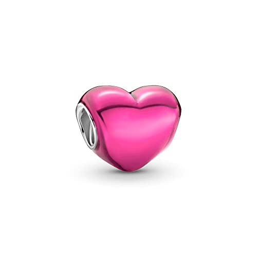 Image of S925 Sterling Silver Romantic Charm Pendant, Gifts for Family Friends Girlfriend, Valentine's Day Birthday Christmas Anniversary, Bracelet Necklace Bead Dangle Charm for Women Jewelry