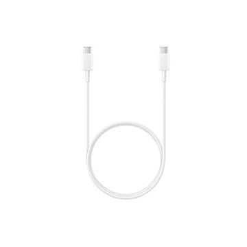 Samsung Cabo USB tipo C EP-DA705BWEGWW para USB tipo C, 1 m, 60 W, branco