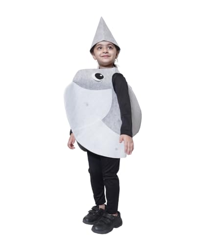 Kaku Fancy Dresses Whale Fish Cutout for kids, Water Animal Costume For Boys & Girls (Freesize/Only Cutout with Cap),multicolor,Polyester
