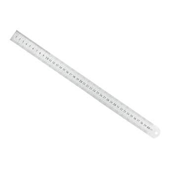 Kozelo Metal Straight Edge Ruler - [ 400mm 16 Inch Metric ] Stainless ...