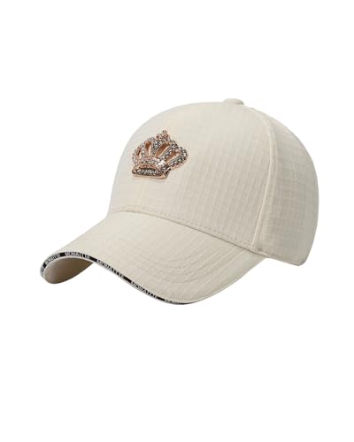 Gorra deportiva ajustable con decoración corona para mujer miniatura 1