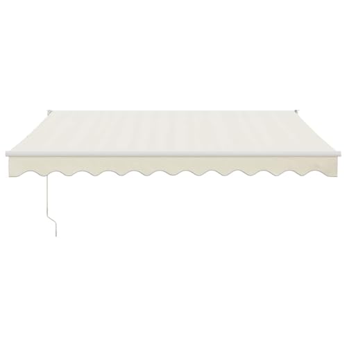 Auvent rétractable automatique crème 3x2,5 m électrique pour terrasse
