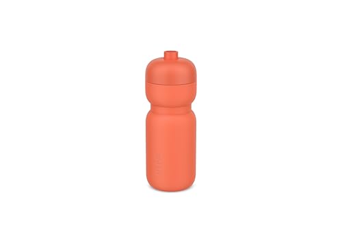 Mepal - Bidon de Sport Squeeze - Valve étanche - Presser et boire - Durable, matériau souple - Bouteille d'eau - 600 ml - Peach orange