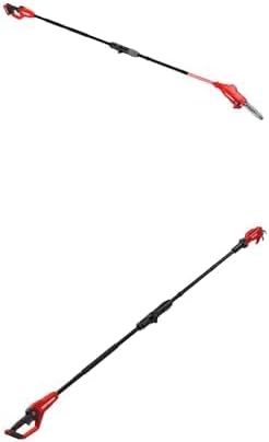 Outdoor CRAFTSMAN Bundle with V20 8 FT Cordless Pole Chainsaw for Tree Trimming with Battery and Charger Included (CMCPS630D1) + V20 8 FT Cordless Pole Saw, Tree Pruner, Bare Tool (CMCPPR320B)