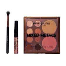Profusion Mixed Metals 12 Piece Eye & Face Kit-Rose Gold Sparkle