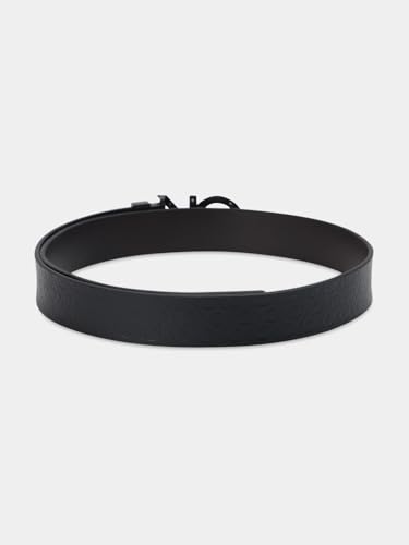 Calvin Klein Store Calvin Klein Textured Black Leather Classic Belt - Image 3