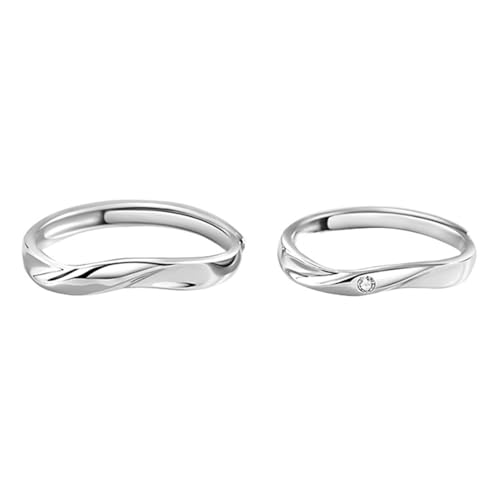 Bagues de mariage en argent 925 et zircone l'éclat éternel de votre union