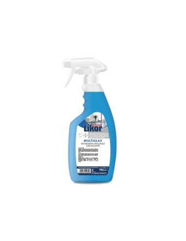 Detergente MULTIGLAX MULTIUSO 750 ML 6-PZ per pulizia specchi vetri superfici smaltate e cromate
