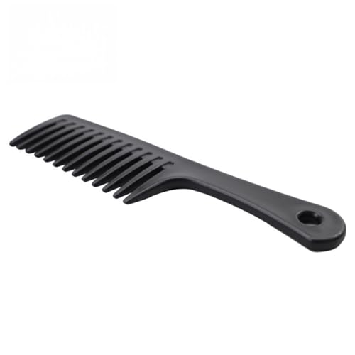 Peine grande negro de dientes anchos para cabello rizado miniatura 4