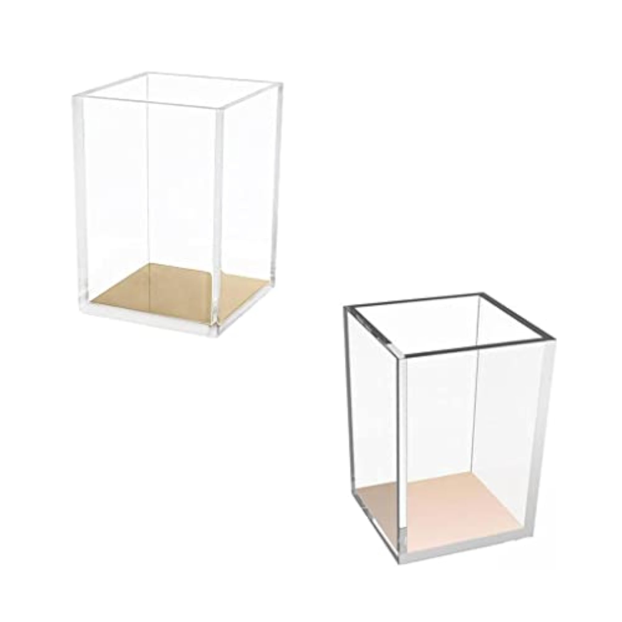 Makeup Brush Holder for Vanity, 2 Pack Organizer