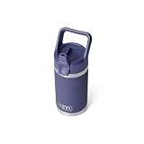 YETI Rambler Jr. 12 oz Kids Bottle, with Straw Cap, Moon Dust