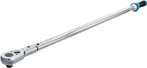 Image of Hazet torque wrench 5145-3CT I Output: square 0.79 in (3 /4 inch), tolerance: 3%, 32 teeth (operating angle 11.25 degrees) I User-friendly reversible ratchet for car and bicycle I 20.43 in