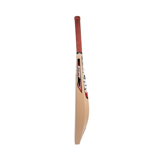 Image of WHACKK Double Blade Cricket Bat Full Size - Premium Virgin Plastic Hard Fiber Tennis /Turf Bat, Lightweight Tournament Size 8 for Adults & Seniors (Bisque)