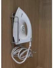 Ebco Products Steel Wall Mounted Iron Rack (Silver)