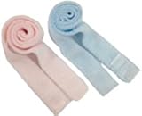 AltroCare 38' Pink & Blue Plush Fetal Monitor Belts with Tabs (Case with 50 Sets of 2)