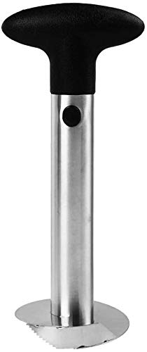 Poundsaver Rebanador de piña, herramienta de corte y descorazonador de piña, removedor de descorazonador de piña, gadget de frutas de cocina para anillos de piña en dados (acero inoxidable) Cover