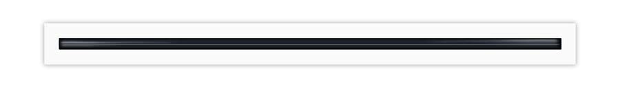 BUILDMART - 36" Linear Slot Diffuser - (1 Slot) Single Slot - White Decorative Air Vent - Modern AC Vent Cover for Ceiling, Walls & Floors - Texas Buildmart