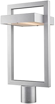 Miniatura 5 de Z-Lite 566PHBR-SL-LED - Accesorio de montaje en poste para exteriores, 1 luz, color plateado