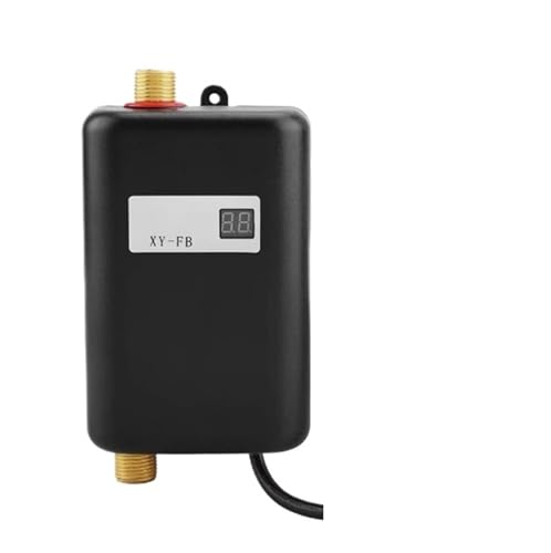 Termo Electrico, Calentador De Agua Sin Tanque, Mini De Calentador De Agua Eléctrico Instantáneo Portátil De 3000W For Lavado De Cocina Y Baño Interior Del Hogar,Para cocina, baño, lavado.(With LCD-0