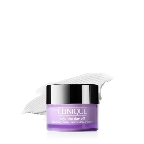 Clinique Take The Day Off Cleansing Balm Make-up-Entferner | Seidiger Gesichtsreiniger der mühelos Make-up und Sonnenschutz löst | leicht + gründlich 30 ml