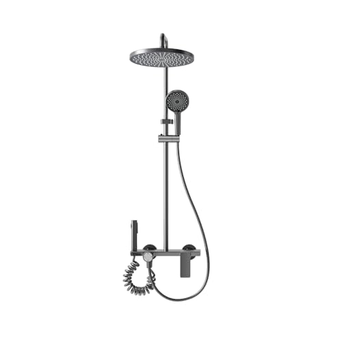 Colonne de douche 4 modes avec jet concentré et robinet de baignoire