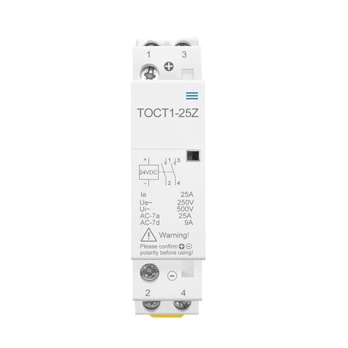 Contacteur DC 24V 2NO TOCT1-25-Z pour supprimer bruit tableau electrique