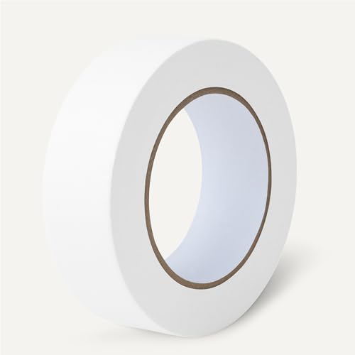 Amazon Basics Original Abdeckband für mehrere Oberflächen, Malerband, 3.6 cm x 55 m, 1 Stück, Weiß