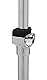 Pacific Drums Concept Series Doppel-Tomstativ mit 10,5 mm L-Armen, Chrom
