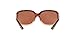 Costa Woman Sunglasses Shiny Tortoise Fade Frame, Copper Lenses, 58MM