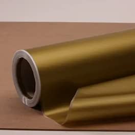 Image of Oasis Floral Products Flower Bouquet Wrapping & Gift Packing Cellophane Film Roll 80cmx25mtr (1 No) (Daisy White) (7054 Antique Gold)