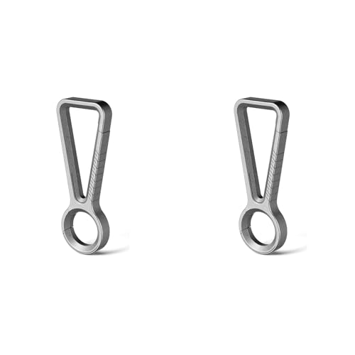 Mousqueton en titane x2 pour porte-clés à double extrémité - 2