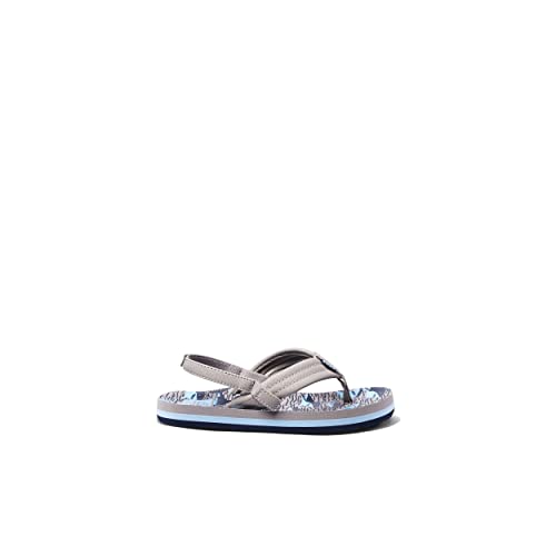 Reef Kids Boys Sandals, Little Ahi, Tan Sharks, 12 #TOP2