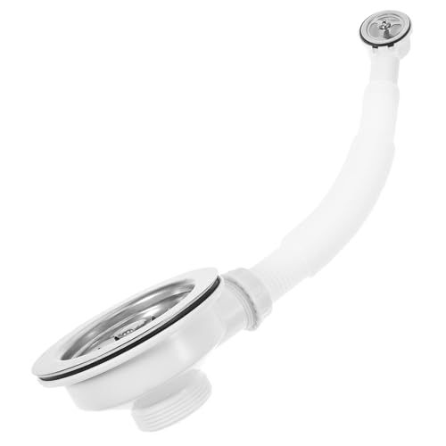 Bonde lavabo avec trou trop-plein et filtre bol drainage évier cuisine