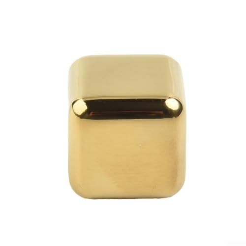 Image of Reusable Stainless Steel Ice Cubes 16pcs Non-Diluting(Gold)