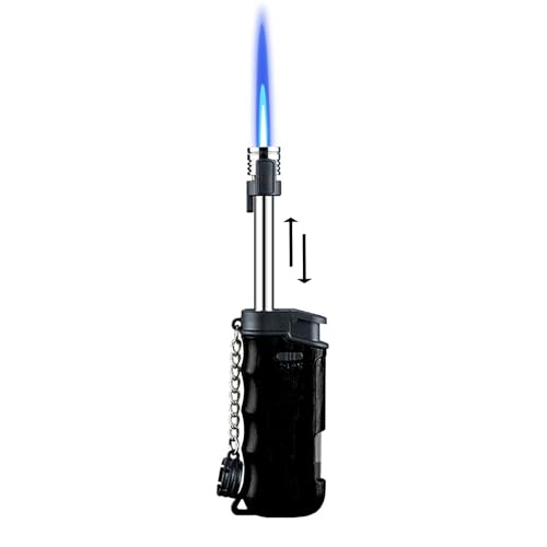 Encendedor antorcha telescópico ajustable negro miniatura 1