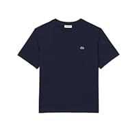 Lacoste Women's Classic Soft Jersey T-Shirt, Blue, 36