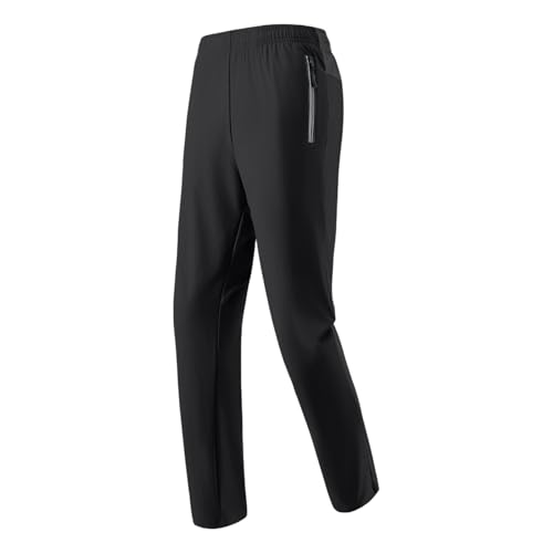 Stretch Active Pants for Men Ice Silk Ultra Stretch Quick Drying Breathable Unisex Pant Trousers with Zipper Pockets4