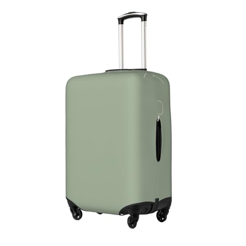 Sage Green Colour Luggage Cover, Protective Washable Suitcase Cover - Travel High Elastic Fibers Suitcase Protector Fits Large2