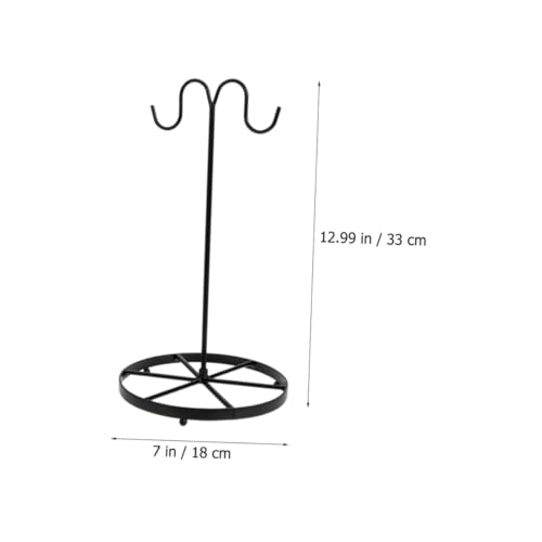 TOYANDONA Metal Banana and Grape Hanging Hook Double Hook Fruit Display Rack Kitchen Fruit Holder for Fresh Banana Storage on Countertop for Home Use - Image 6