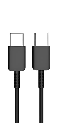 Image of mifaso Samsung 45W Original Type C To C 1M Fast Charging USB C Cable High-Speed & Data Transfer Compatible With Samsung M36 /M56 /M16 /M06,M15 /A35 /M55S /M25 /M05,M14 /M54 /M34 /M24 /M04,M23 /M53-Cord,Black
