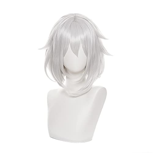 OSIASWIG Anime Cosplay Wig, Genshin Impact Wig with Free Wig Cap for Halloween, Party, Carnival, Nightlife, Concerts, Weddings (Paimon)