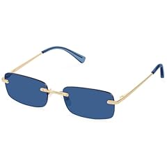 Gold Frame/Blue Lens