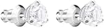 Swarovski Women's Tennis Bracelet and Earring Collection, Rhodium Finish, Clear Crystals