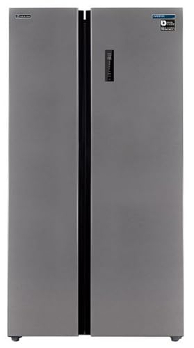 INFINITON Frigorifico Americano SBS 506A77XEM, 505 Litros, 177 cm de Altura, Inverter, Tecnología No Frost TotalFast Cooling y Fast Freezing, Función Eco, E, Inox