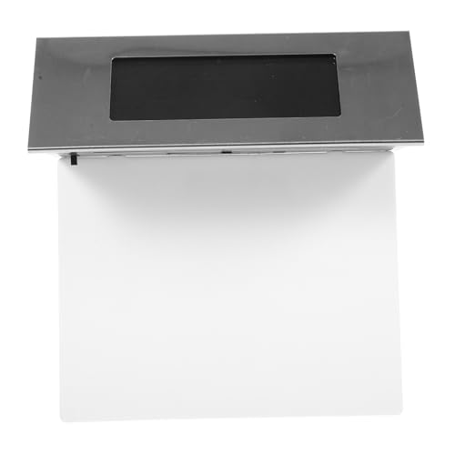 Angoily Lampe Solaire Numéro Maison Led 4 Led, Acier Inoxydable Résistant Aux Intempéries, Installation Murale Sans Fil, Éclairage D'adresse Pour Cour Et Maison Toute L'année